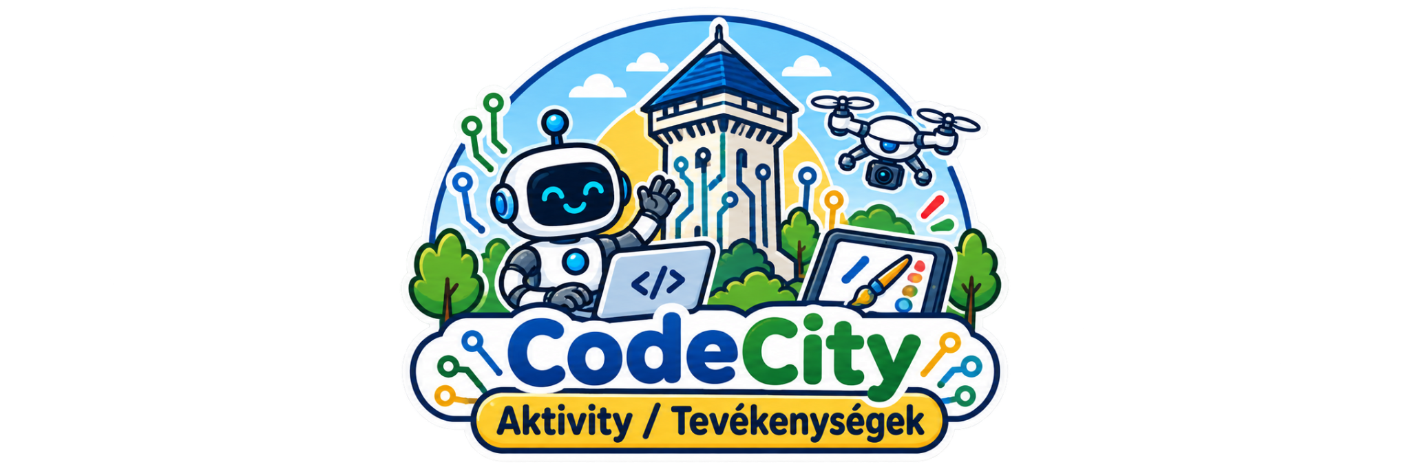CodeCity Aktivity / Tevékenységek logó